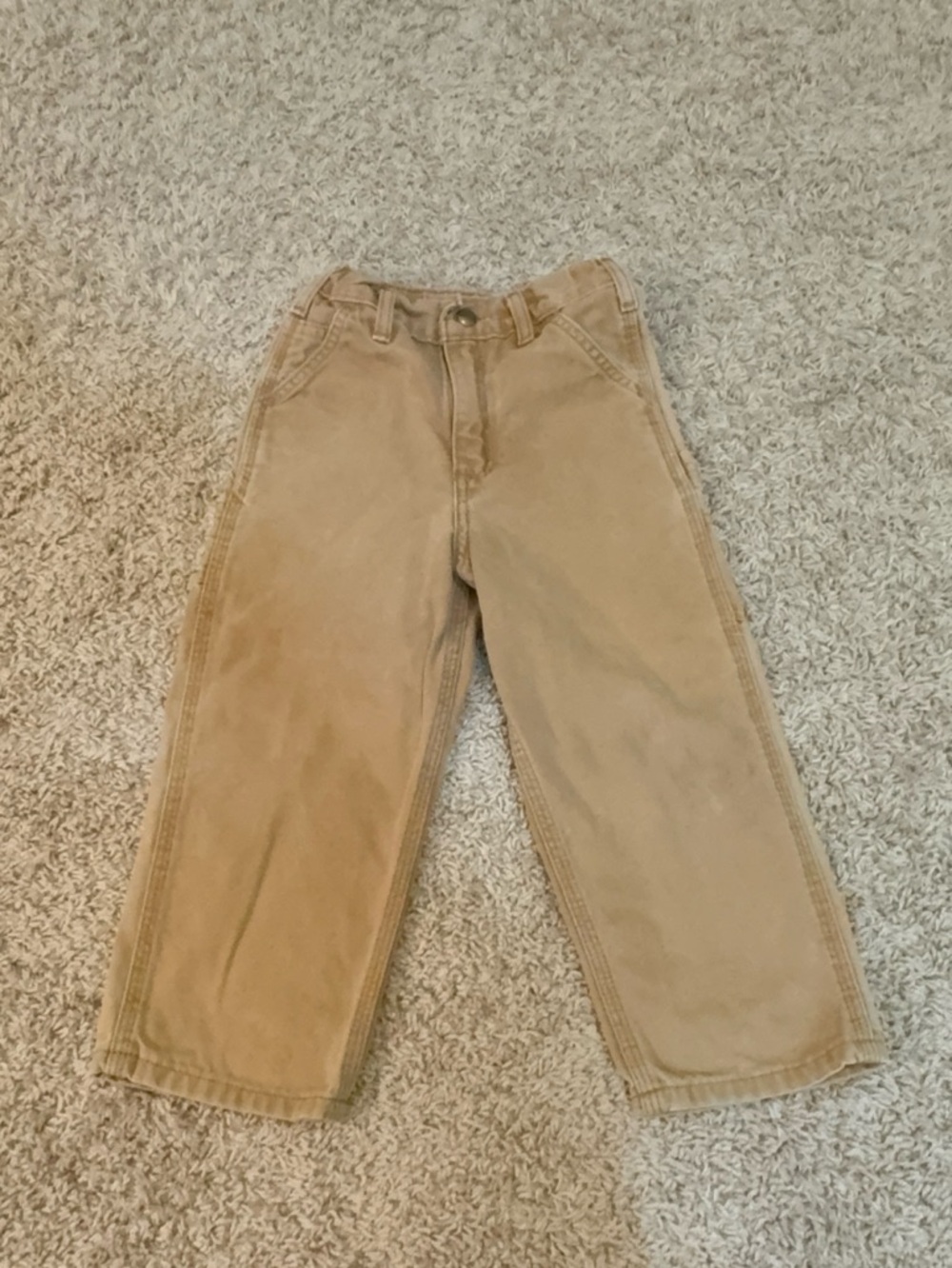 Carhartt Kids Workwear Corduroy Pants in Tan
